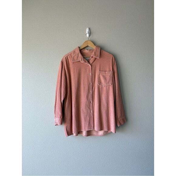 Cambridge country corduroy button front long sleeve - Picture 1 of 5